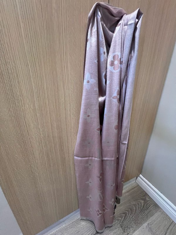 Pashmina Louis Vuitton Rosa Palo - Imagen 2