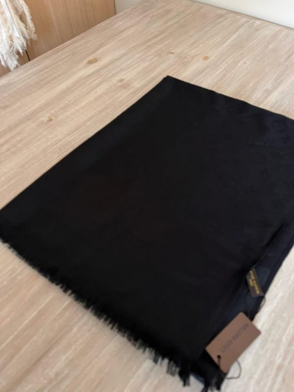 Pashmina Louis Vuitton Negra - Imagen 4