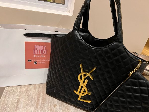 Set - YSL Maxi Tote bag con pochette y billetera - Imagen 6